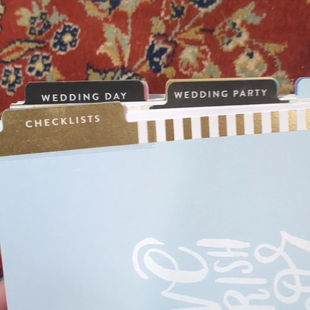 Happy Planner Wedding Planner Patterned Notebook with Dividers